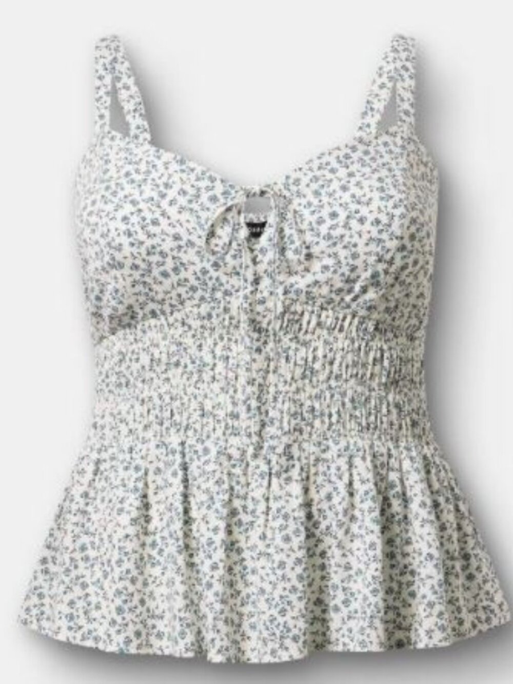 Smocked Crinkle Gauze Cami